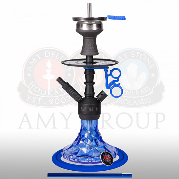 Vodní dýmka Amy Alu Brilli S 107.03 black blue  pro vodní dýmky