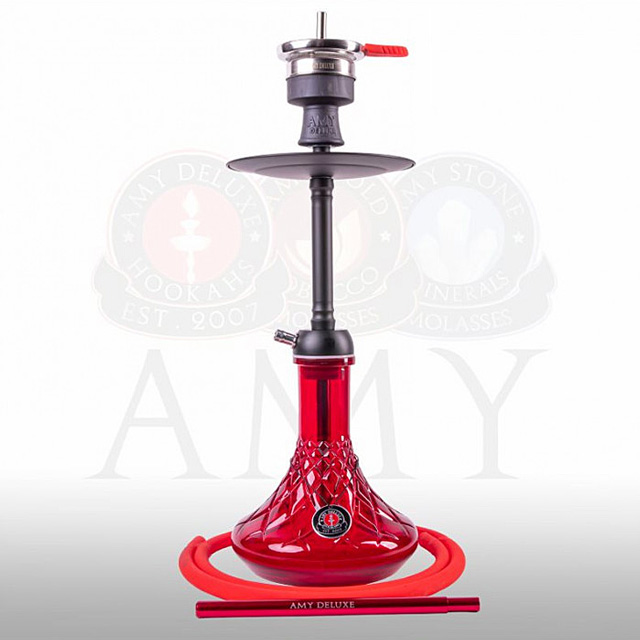 Vodní dýmka AMY Alu Joy S black red  pro vodní dýmky