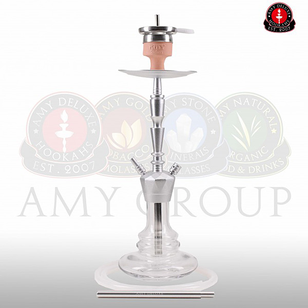 Vodní dýmka AMY Alu-X S 064 ALU Clear  pro vodní dýmky