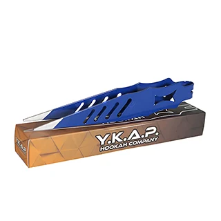 Kleště YKAP Stripes Blue délka 23 cm pro vodní dýmky