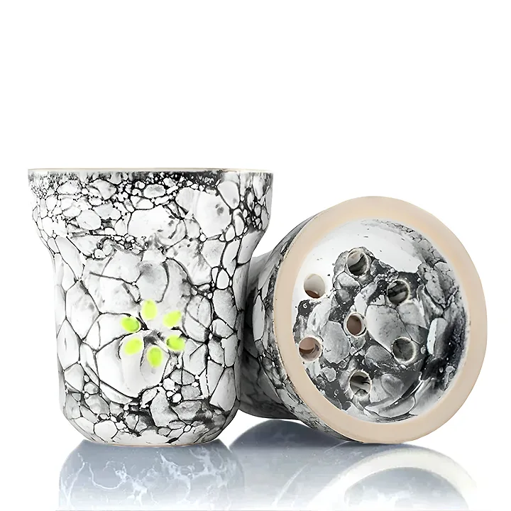 Korunka Solaris Glaze Eva White  pro vodní dýmky