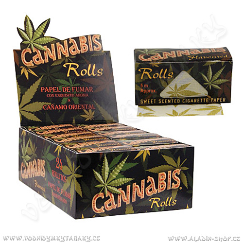 Cigaretové papírky Cannabis Flavoured Rolls