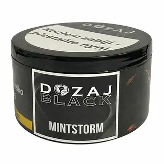 Tabák Dozaj Black Mintstorm 125 g Máta pro vodní dýmky