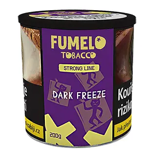 Tabák Fumelo Strong line Dark Freeze 200 g Borůvka, hrozen a led pro vodní dýmky