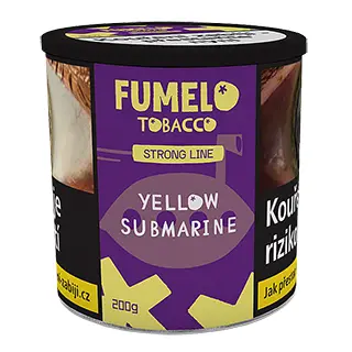 Tabák Fumelo Strong line Yellow Submarine 200 g Citron pro vodní dýmky