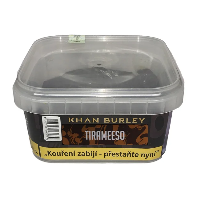 Tabák Khan Burley Tirameesoo 250 g Dezert Tiramisu pro vodní dýmky