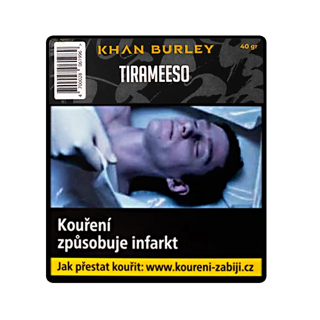 Tabák Khan Burley Tirameeso 40 g Dezert Tiramisu pro vodní dýmky