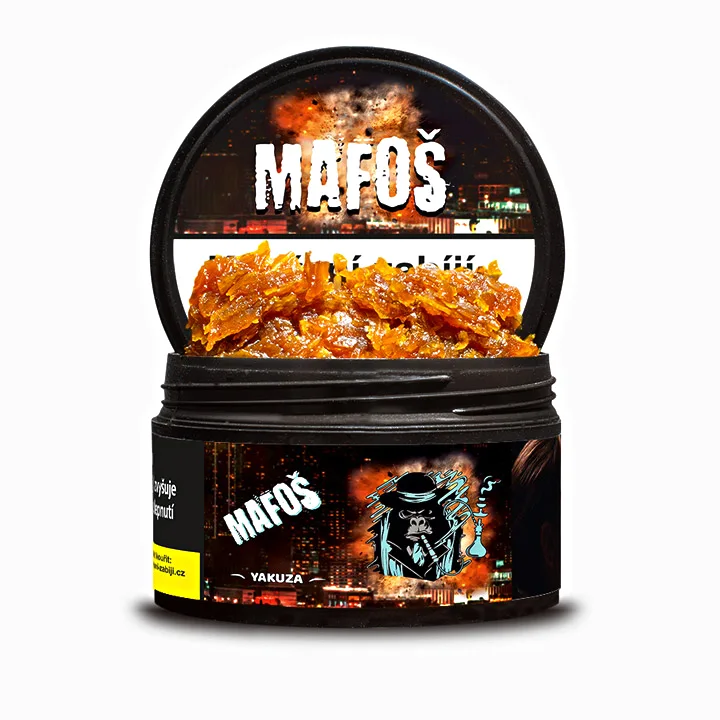Tabák Mafoš Yakuza 50 g Malina, rybíz a limetka pro vodní dýmky