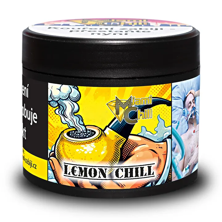 Tabák Miami Chill Lemon Chill 100 g Ledový citron pro vodní dýmky