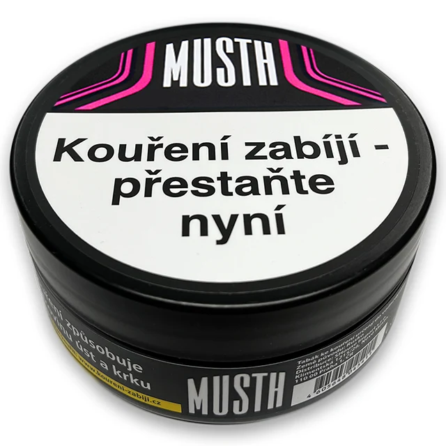 Tabák MustH Pynkman 125 g Grapefruit, malina a jahoda pro vodní dýmky