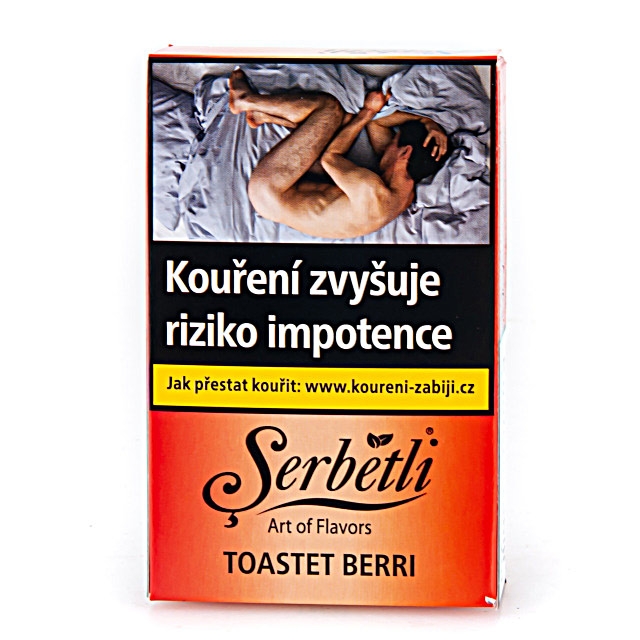 Tabák Serbetli Toastet Berri 50 g Malina, ostružina a koření
