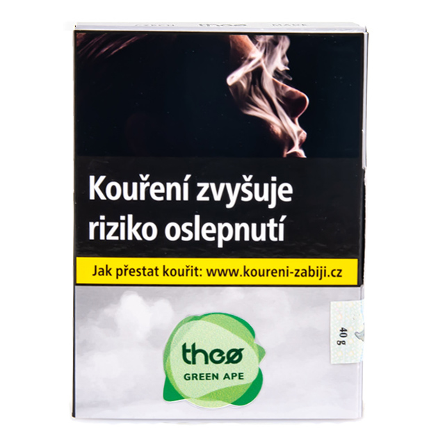 Tabák Theo GREEN APE 2.0 40 g Zelené jablko pro vodní dýmky