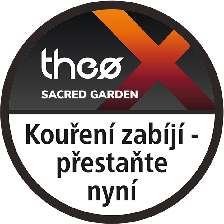 Tabák Theo X SACRED GARDEN 200 g Červený a černý rybíz pro vodní dýmky