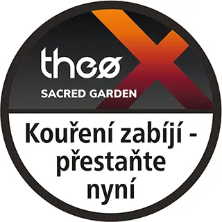 Tabák Theo X SACRED GARDEN 200 g Červený a černý rybíz pro vodní dýmky