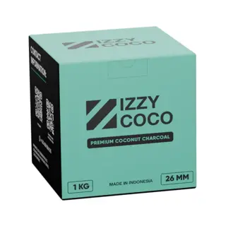 Uhlíky do vodní dýmky IZZY Coco 26 mm 1 kg