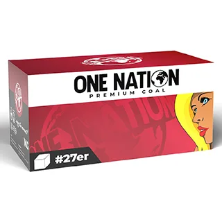 Uhlíky do vodní dýmky One Nation 27 mm 1 kg
