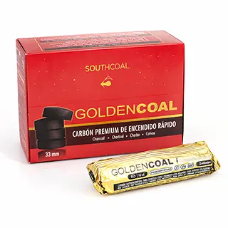 Uhlíky do vodní dýmky Golden Coal 33 mm