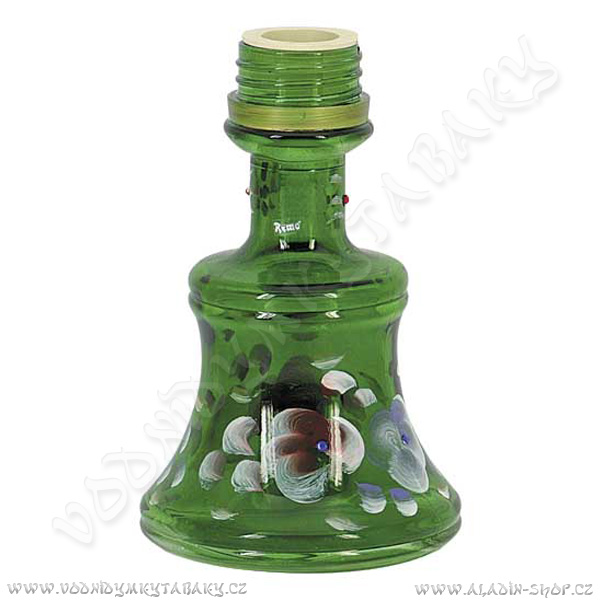 Váza pro vodní dýmky Remo 19 cm zelená závit  pro vodní dýmky