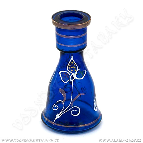 Váza pro vodní dýmky Top Mark 19 cm Eset modrá Painted