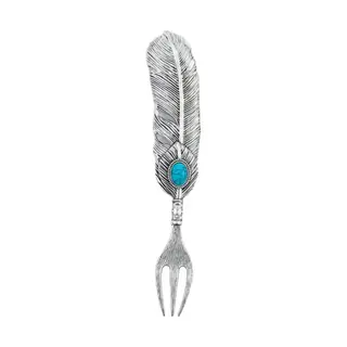 Vidlička Wandy The Feather Silver  pro vodní dýmky